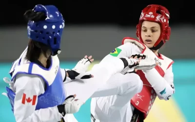 Maria Clara Pacheco conquista vaga olímpica para o Brasil no taekwondo