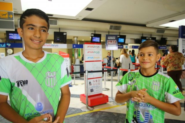 Meninos da Capital embarcaram pelo sonho de jogar em time grande