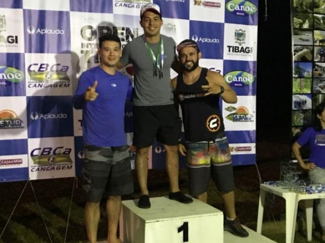 Atletas de MS lideram pódio da 1 ª etapa do brasileiro de canoagem descida 2018