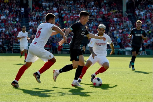 Com gol no fim, Sevilla vence Liverpool por 2 a 1 em amistoso nos Estados Unidos