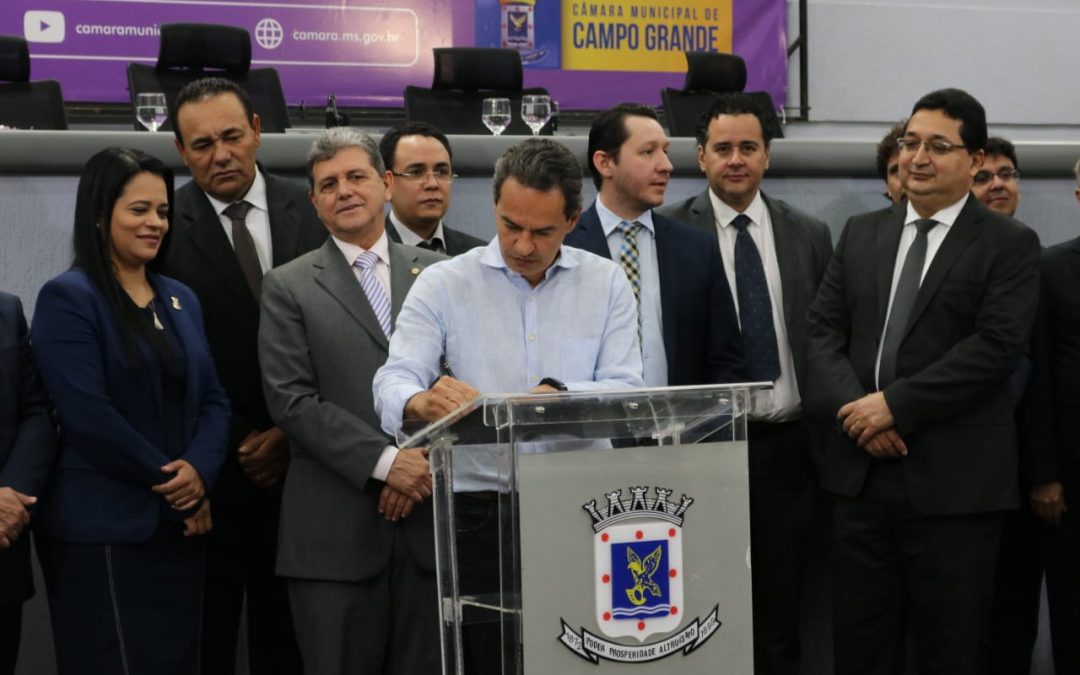 Câmara de Campo Grande volta nesta 2ª com sessão inaugural e visita do prefeito