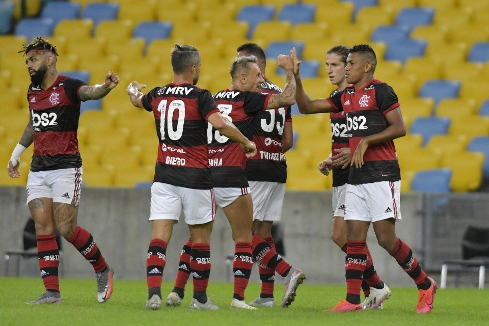 Em ritmo de treino, Flamengo faz 3 a 0 no Bangu e está na semifinal da Taça Rio