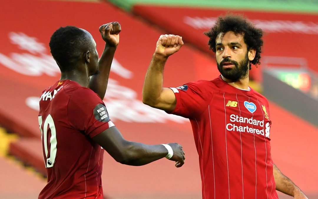 Liverpool goleia e pode ser campeão inglês nesta quinta-feira se City não vencer