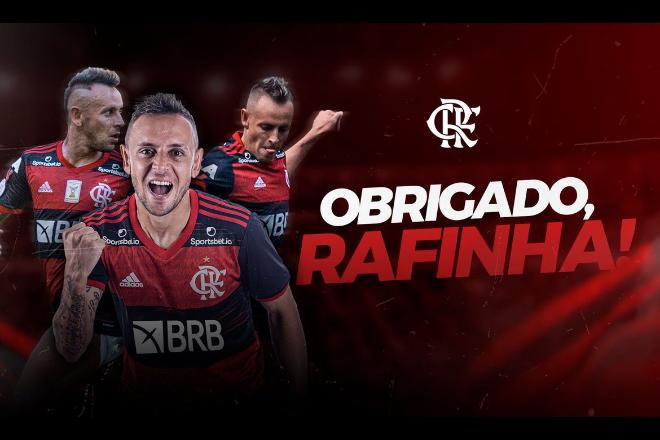 Marcos Braz confirma saída do lateral Rafinha, do Flamengo, nesta sexta-feira