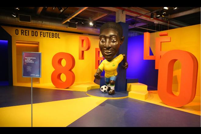 Museu do Futebol faz exposição lúdica para homenagear os 80 anos de Pelé