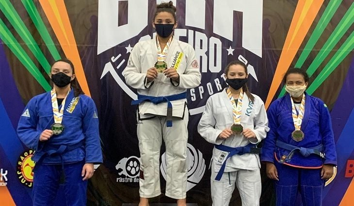 Atleta de MS ganha dois ouros no campeonato brasileiro de Jiu-Jitsu Esportivo
