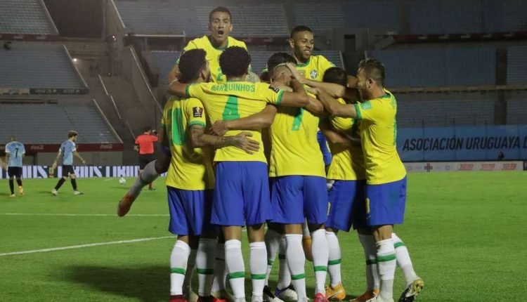 Brasil vence Uruguai fora e mantém 100% nas Eliminatórias