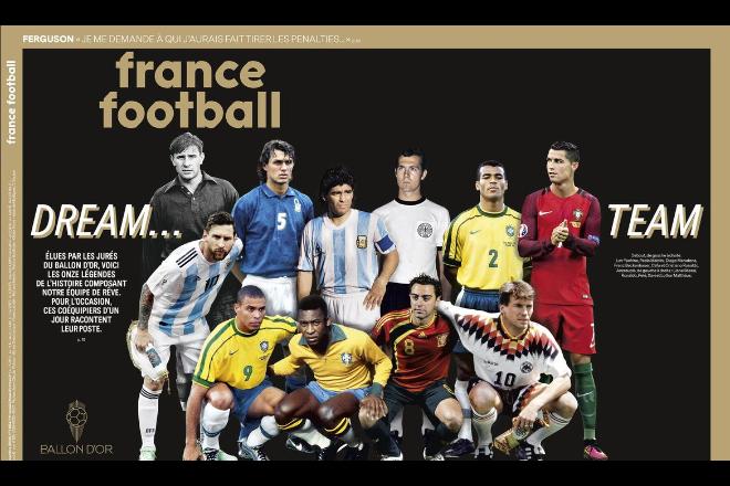 Seleção da Bola de Ouro tem Pelé, Ronaldo e Cafu