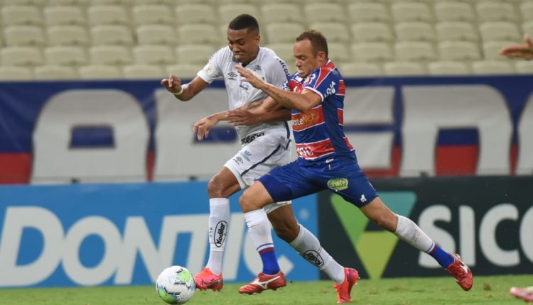 Reservas do Santos jogam mal e perdem para o Fortaleza no Castelão