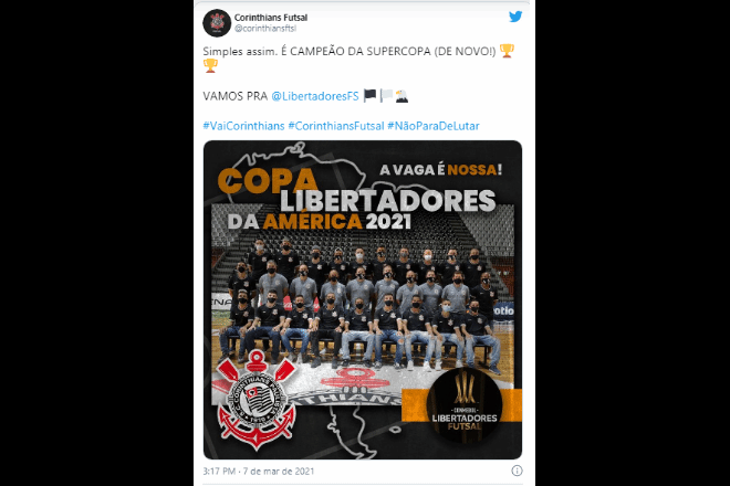 Corinthians vence revanche com Magnus e vai à Libertadores de Futsal