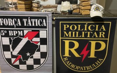 Operação conjunta entre a Polícia Militar e Polícia Civil culmina na prisão de autores, no fechamento de bocas de fumo e apreensão de drogas, dinheiro e celulares em Coxim