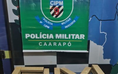 Polícia Militar de Caarapó apreende menor por ato infracional de tráfico de drogas