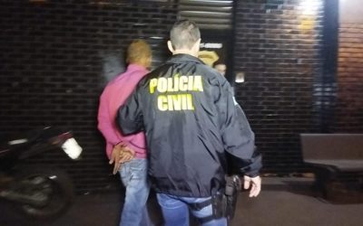 Polícias Civil e Militar capturam suspeito de homicídio simples praticado em Dourados