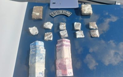 Polícia Militar do 10ºBPM apreende menor por tráfico de drogas no bairro Parque do Sol
