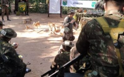 Polícia Militar Ambiental de Aquidauana realiza Educação Ambiental para Militares do Exército Brasileiro nas atividades do mês do Ambiente
