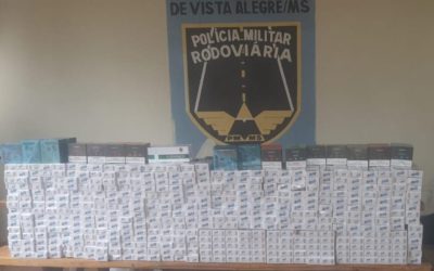 Polícia Militar Rodoviária apreende carga de contrabando e descaminho, em Vista Alegre
