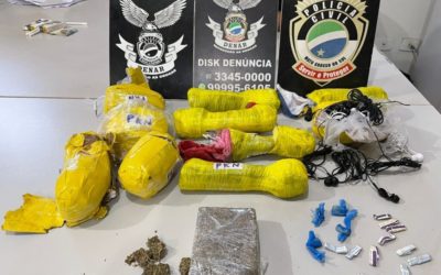 Polícia Civil prende cinco envolvidos com venda e armazenamento de drogas na Capital