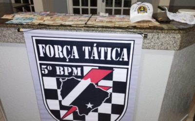 Durante Operação Narco Brasil, Polícia Militar fecha mais uma “Boca de Fumo” em Coxim