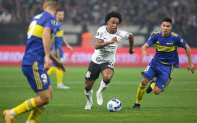 Corinthians empata com o Boca Juniors-ARG no primeiro jogo das oitavas de final da CONMEBOL Libertadores