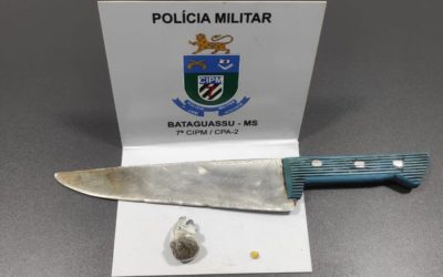 Mulher é presa pelo crime de tráfico de drogas no Distrito de Nova Porto XV de Novembro.