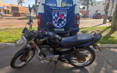 Em Naviraí, Força Tática recupera veículo furtado e prende homem por receptação