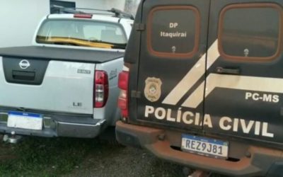 Após 48h, policiais civis recuperam caminhonete roubada em Curitiba escondida em Itaquiraí