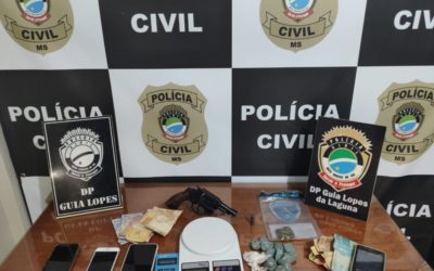 Polícia Civil prende envolvidos no tráfico de drogas e exploração sexual em Guia Lopes da Laguna durante Operação