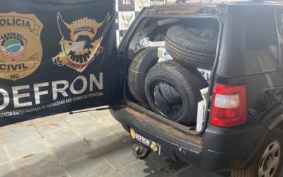 Polícia Civil apreende produtos contrabandeados em Ponta Porã
