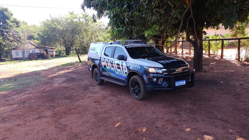 Polícia Militar realiza o patrulhamento rural nas regiões da “Bicuda e do Pé de Galinha” no município de Paranaíba/MS.