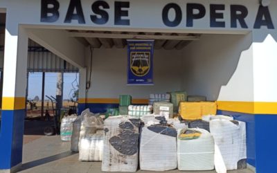 Polícia Militar Rodoviária apreende 520 mil reais em mercadoria de contrabandeada, na MS 134, em Nova Andradina
