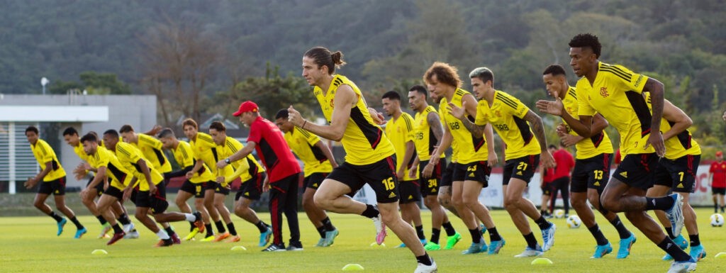Flamengo inicia a preparação para a partida contra o Atlético-MG, pela Copa do Brasil