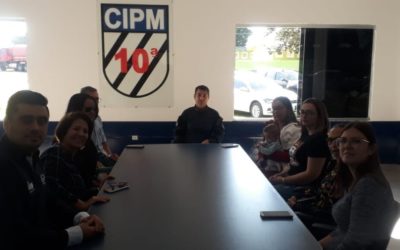 Comandante da 10ªCIPM recebe visita de moradores do bairro Coophavila e liderança comunitária do bairro São Conrado