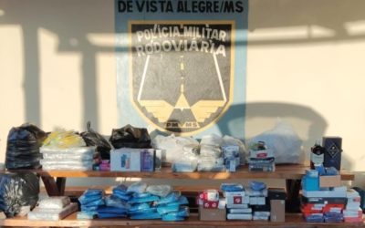 Carga de descaminho é apreendida pela Polícia Militar Rodoviária, na MS 164, em Maracaju