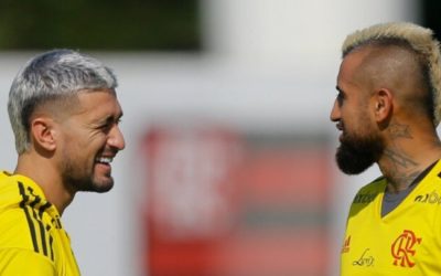 Flamengo faz o último treino antes da partida contra o Coritiba, pelo Brasileirão