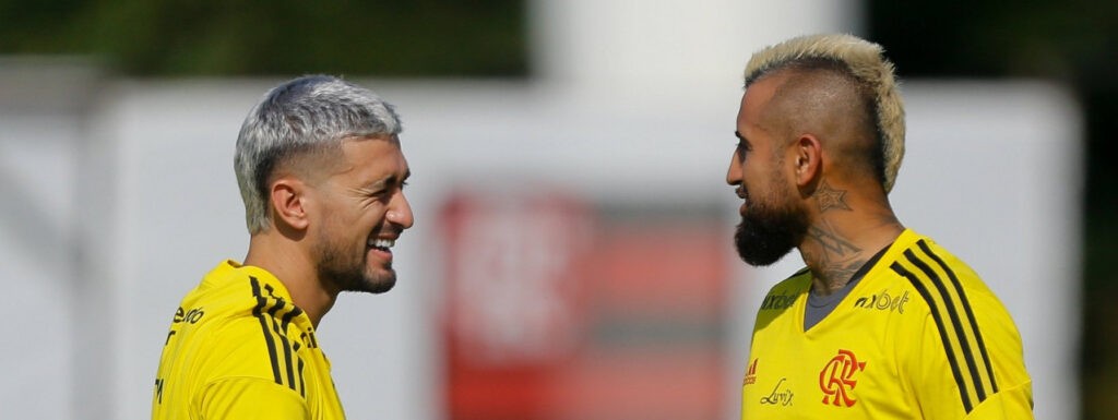 Flamengo faz o último treino antes da partida contra o Coritiba, pelo Brasileirão