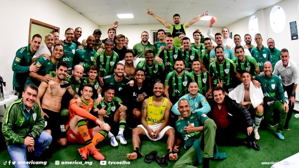 América mineiro faz 3 x 0 no Botafogo