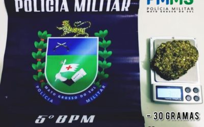 Polícia Militar prende jovem por descumprir medida protetiva e por porte de maconha em Rio Verde