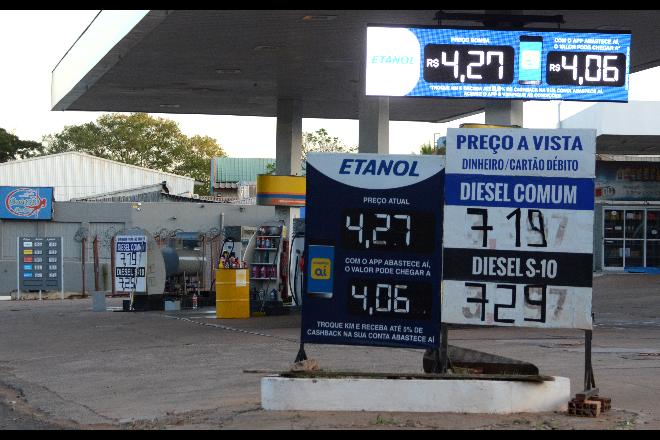 Política de preços do governo federal para o óleo diesel segue massacrando o bolso do sul-mato-grossense