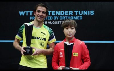 Calderano derrota francês e conquista o WTT Contender da Tunísia