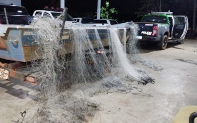 Operação Pesca Legal apreende petrechos ilegais durante fiscalização no Rio Brilhante