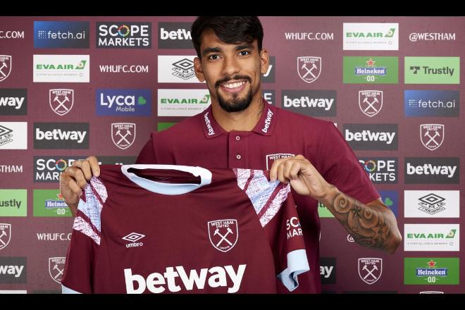 West Ham anuncia contratação do brasileiro Lucas Paquetá