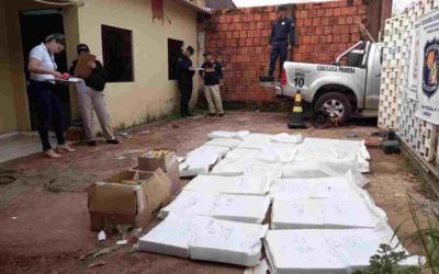 Polícia encontra quase meia tonelada de maconha em casa abandonada no Paraguai