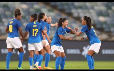 Seleção feminina goleia em segundo amistoso contra África do Sul