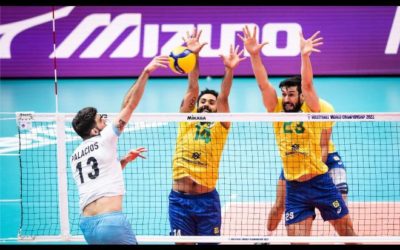 Brasil despacha Argentina e se classifica para a semi do Mundial de Vôlei