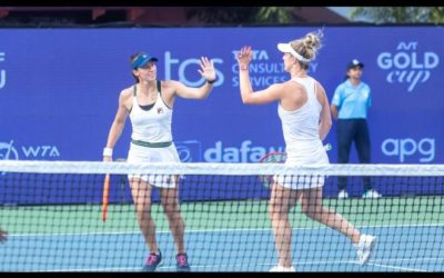 Stefani é campeã de duplas em WTA na Índia, seu 1º torneio pós-retorno