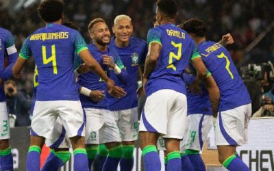 Brasil fecha preparação em jogo tenso, com cara de Copa, e goleia Tunísia