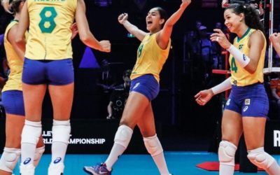 Brasil vence Holanda e encaminha vaga às quartas do Mundial de Vôlei
