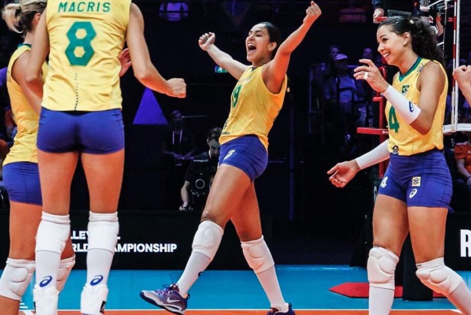 Brasil vence Holanda e encaminha vaga às quartas do Mundial de Vôlei