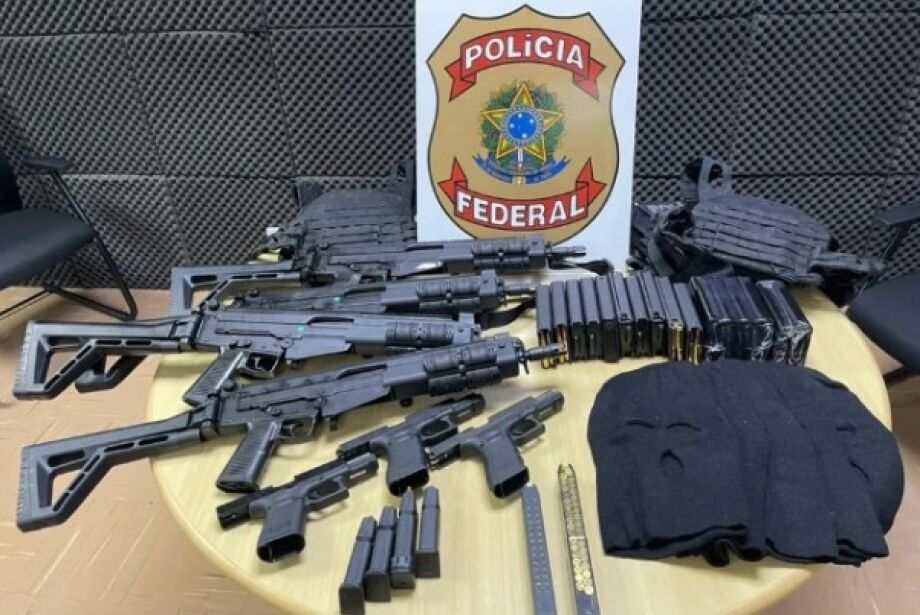 Armas de colecionador apreendidas seriam usadas para grande roubo em MS