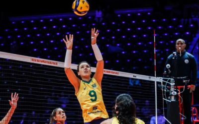Seleção feminina arrasa Porto Rico e ganha embalo no Mundial de Vôlei